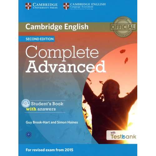 Complete Advanced - 2/ed.- Sb W/key & Cd-rom & Testbank - Gu