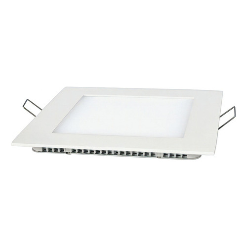 Plafón Embutido Led 24w Cuadrado Panel Luz Cálida