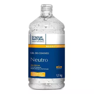 Gel De Contato Neutro 1,1kg Dagua Natural Eletroterapia