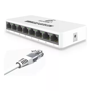 Internet Switch Ethernet 8 Puertos Red 10/100m