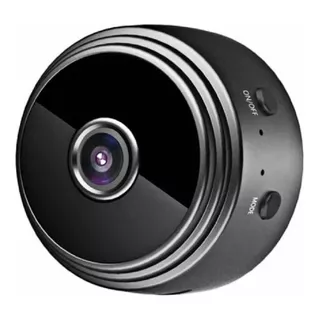 Camera Wifi Mini De Segurança Espiã Discreta Cor Preto