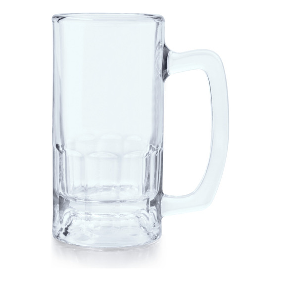 Vaso Glassia Tarro Cervecero V261590 de 360mL color transparente pack12 unidades