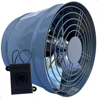 Exaustor Industrial 20cm 110v 220v Alta Vazão Eq200 Qualitas