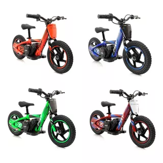 Bicicleta Elétrica Mxf Aro12 - Equilíbrio Infantil E-bike Cor Verde
