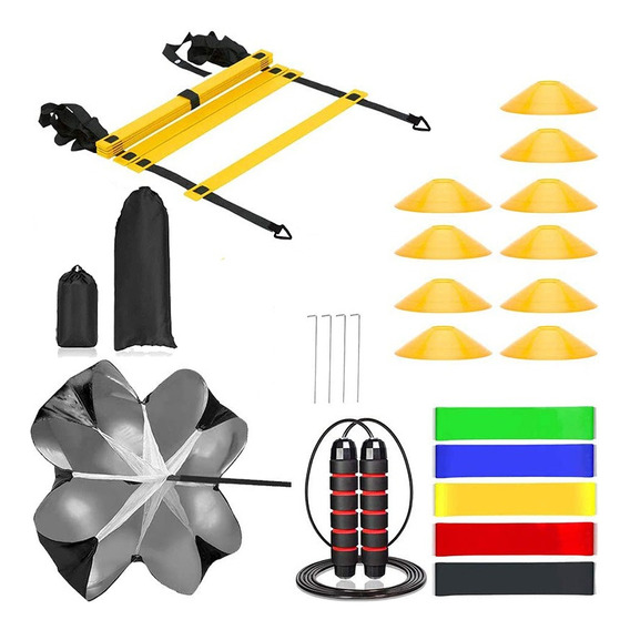 Set De Entrenamiento De Fútbol + 1 Escalera De 6 Metros