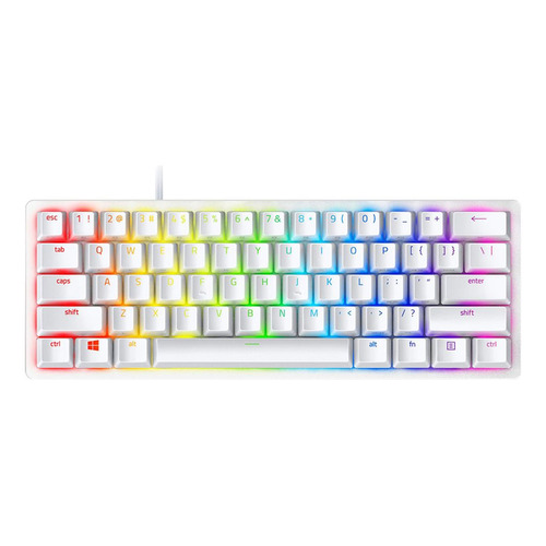 Teclado Razer Huntsman Mini Mercury Sw Purple Tienda Oficial Idioma Inglés US