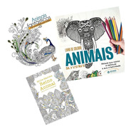 Animais Silvestres Fantásticos Reino Animal 3 Livro Colorir