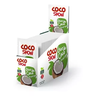 Óleo De Coco Extra Virgem - 40 Saches Copra Coco Show