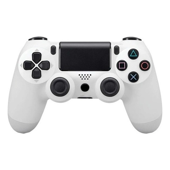 Joystick Inalambrico Ps4 Blanco Double Motor Soy Gamer