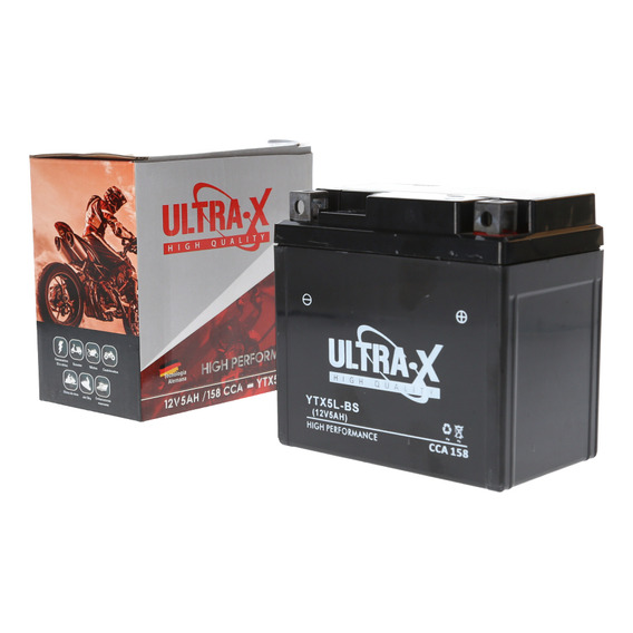 Batería Ytx5l-bs Para Motos 12 V 5 Ah