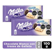 Pack Chocolate Blanco Milka® Relleno Con Oreo® Y Crema 2 Un