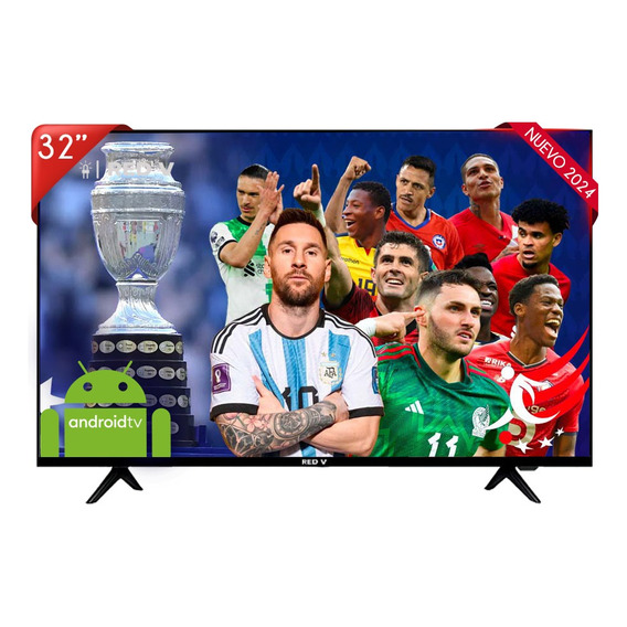 Televisión Redv 32 Pulgadas Smart Tv Android 12 Hd