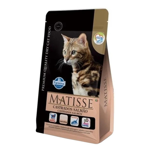 Alimento Matisse Premium Quality Castrados para gato adulto sabor salmón en bolsa de 7.5kg