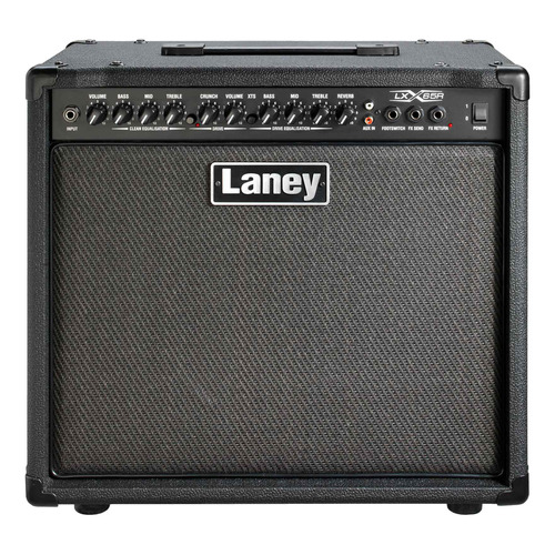 Amplificador Laney LX LX65R Transistor para guitarra de 65W color negro 120V