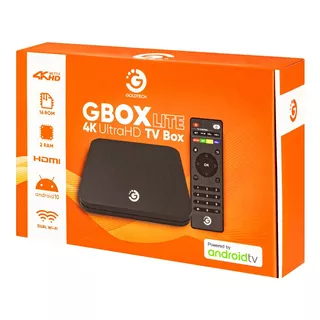 Smart Tv Box Goldtech 4k Uhd 16gb 2gb Wifi Android 10 Star+