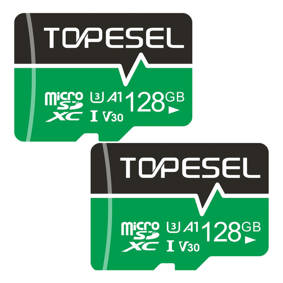 Tarjeta De Memoria Topesel De 128 Gb, 2 Piezas