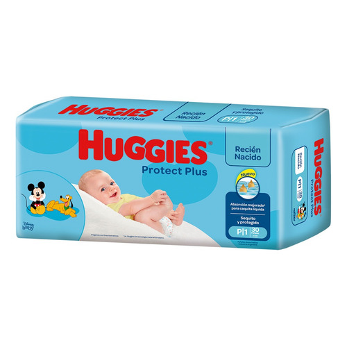 Pañales Huggies Protect Plus  P