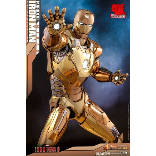 Iron Man Mark Xlii (deluxe Version) 1/4 De Escala Hot Toys