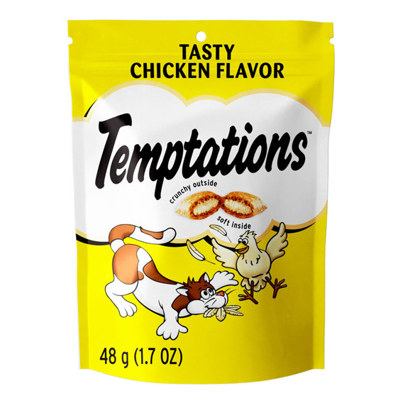 Temptations Snack Para Gatos Adultos Po - g a $6893