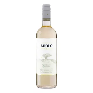 Miolo Seleção Pinot Grigio Riesling Campanha Vinho Brasileiro Branco Seco Garrafa 750ml