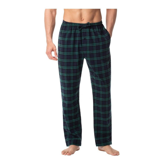 Pantalones De Dormir Pijama De Franela De Casa Para Hombre