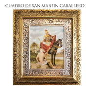 Cuadro San Martin Caballero 45x40 Cm