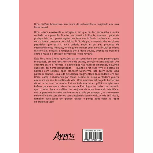 Uma História Borderline: Em Busca Da Sobrevivência, De Oidíme, Amil Azuos.  Editora Artera Editora, Capa Mole Em Português