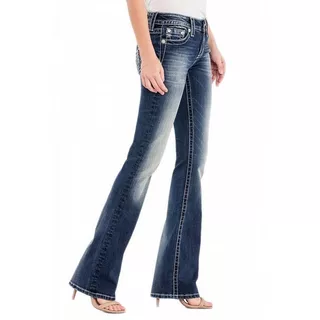Calça Miss Me Jeans Dream Catcher Bootcut 98% Algodão M3115b
