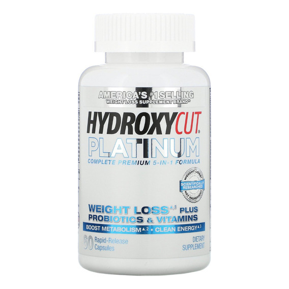 Hydroxycut Platinum 60 Caps. Quemagrasa & Vitaminas Sabor N/a