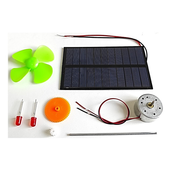Motor Dc Celda Panel Solar Kit  Solar Energia Renovable Diy