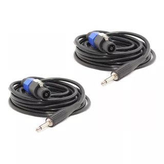 Cable Speakon A Plug Bafles  X 10 Mts X 2unidades