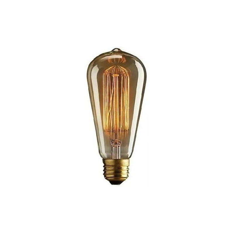 LUZ DESING, Lampara Antique Vintage 20w Filamento Antiguo Modelo St64