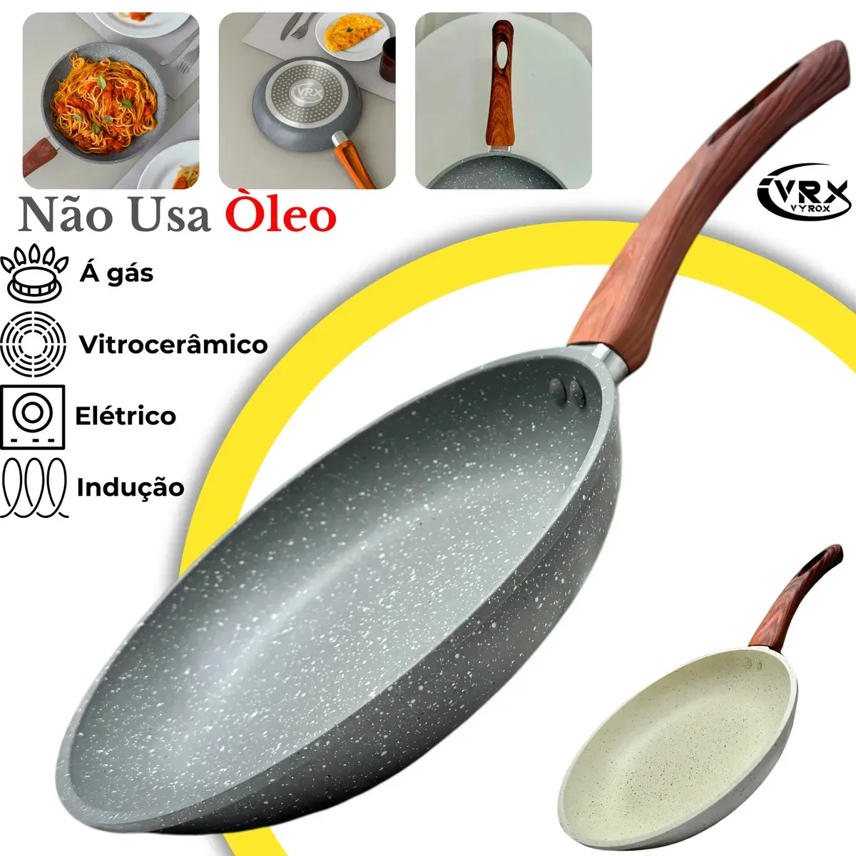 Frigideira cerâmica Vyrox de 24 cm