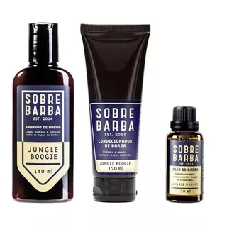 Kit Barba Shampoo + Condicionador + Oleo Sobrebarba Jungle
