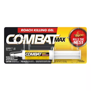 Combat Max Gel 60g Veneno Mata Cucarachas Americano Original