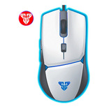 Fantech Mouse Gamer VX7 Crypto sensor Óptico Blue Wave Cor Branco