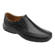 Zapato Mocasín Clásico Flexi Bowie 71602 De Piel Negro Diseño Liso 27 Mx Para Adultos - Hombre