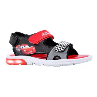 Sandalias Cars Pixar Disney Luces Led Niños Abrojos Footy