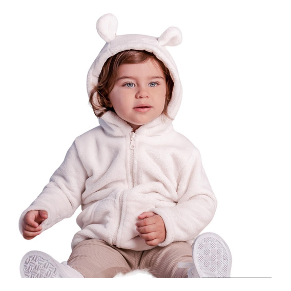 Campera Bebe Polar Invierno Orejitas