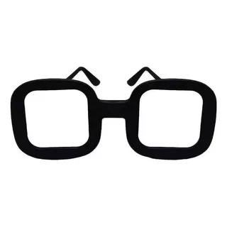 Óculos Chiquinha Sem Lente  De Plástico Para Festa