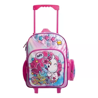 Mochila Ruedas Kinder Ruz Onix Pony Escuela Menor Preescolar