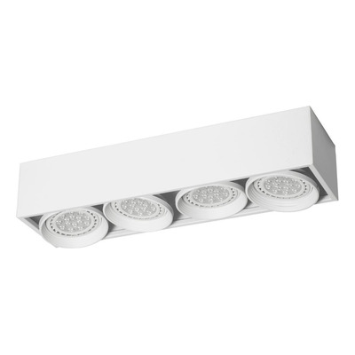 Plafon Cardanico 4 Luces Blanco Apto Led Ar111 Gam G4bt