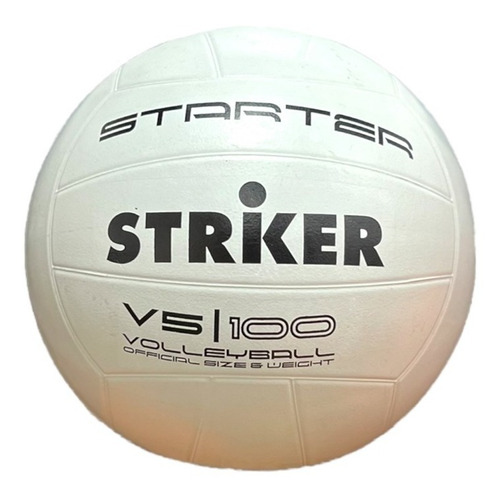 Pelota De Voley Profesional Striker Color Blanco