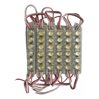 Tira 18 Led 20 Modulos Encapsulados Luz Blanco