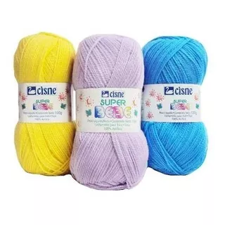 Kit Lã Super Bebê 100g C/ 20 Novelos Cisne (escolha As Cores