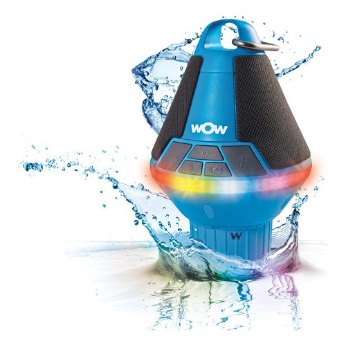 Wow World Of Watersports Wow-sound Altavoz Bluetooth, Imper. Color Azul