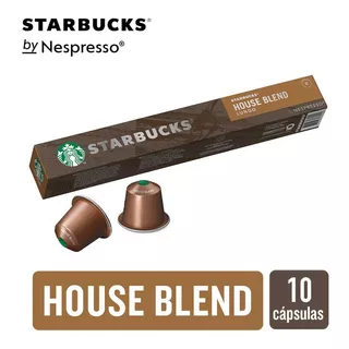 Capsulas Starbucks House Blend Lungo Oficial By Nespresso 10 Unidades