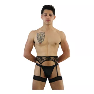 Viced Man Corset Bajo Lencería Hombre Suspensorio Tanga