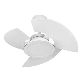 Ventilador De Teto Aventador Led Silencioso Branco Tron 127v Diâmetro 750 Mm Frequência 60hz Material Das Pás Mdf Quantidade De Pás 3