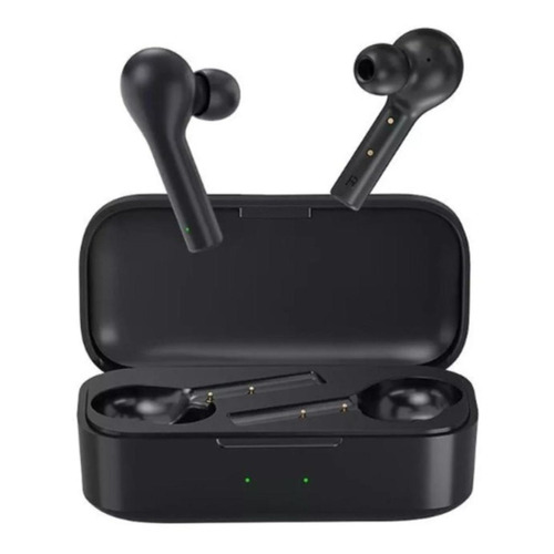 Auriculares in-ear gamer inalámbricos QCY T5 black con luz LED